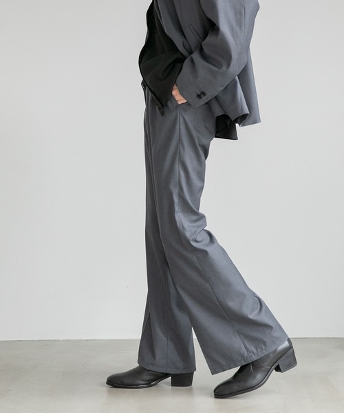 HARE（ハレ）の「TRストレートフレアパンツ(HARE)（スラックス・メンズ・ブラック/グレー/レッド・SMALL/MEDIUM）」の13枚目の写真