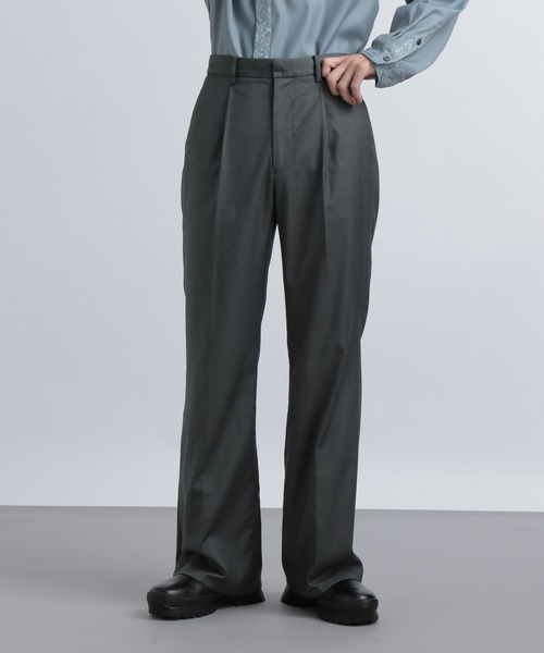 HARE（ハレ）の「TRストレートフレアパンツ(HARE)（スラックス・メンズ・ブラック/グレー/レッド・SMALL/MEDIUM）」の16枚目の写真