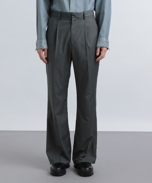 HARE（ハレ）の「TRストレートフレアパンツ(HARE)（スラックス・メンズ・ブラック/グレー/レッド・SMALL/MEDIUM）」の17枚目の写真