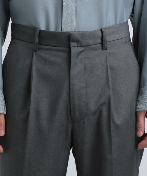 HARE（ハレ）の「TRストレートフレアパンツ(HARE)（スラックス・メンズ・ブラック/グレー/レッド・SMALL/MEDIUM）」の20枚目の写真