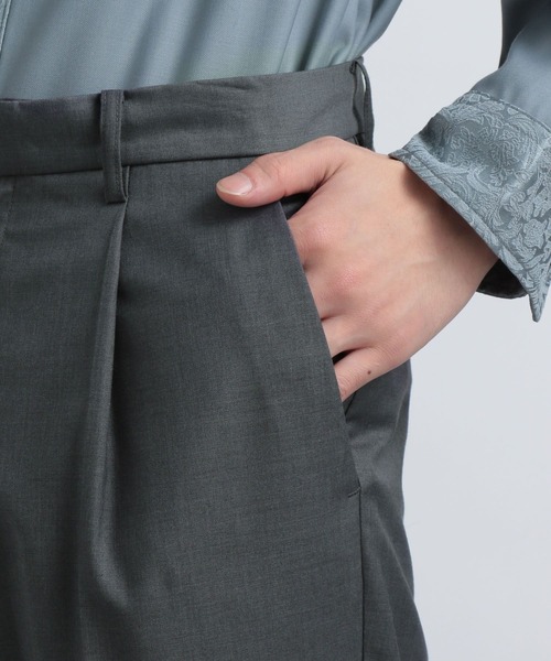 HARE（ハレ）の「TRストレートフレアパンツ(HARE)（スラックス・メンズ・ブラック/グレー/レッド・SMALL/MEDIUM）」の22枚目の写真