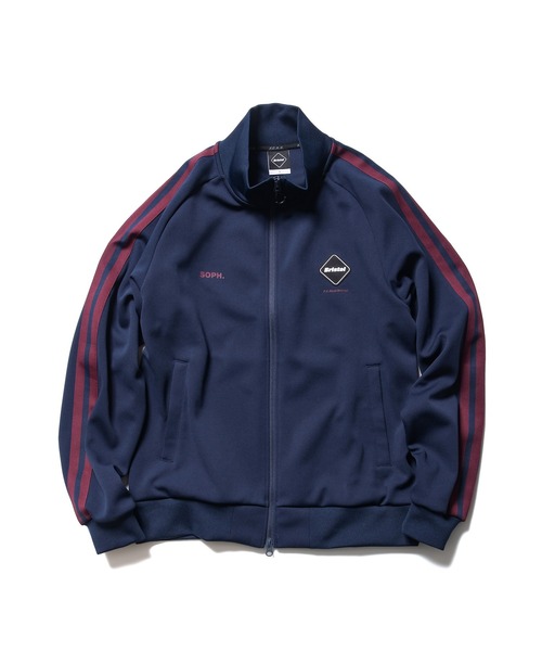 F.C.Real Bristol（エフシーレアルブリストル）の「TRAINING TRACK JACKET（ブルゾン・メンズ・ブラック/ネイビー・LARGE/MEDIUM/SMALL/X-LARGE）」の2枚目の写真