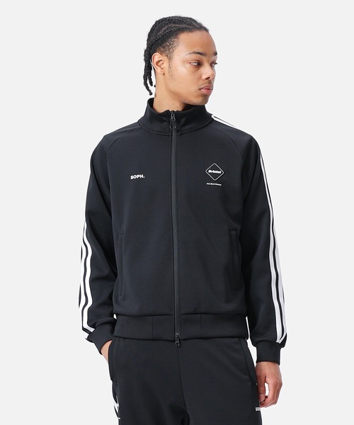 F.C.Real Bristol（エフシーレアルブリストル）の「TRAINING TRACK JACKET（ブルゾン・メンズ・ブラック/ネイビー・LARGE/MEDIUM/SMALL/X-LARGE）」の3枚目の写真