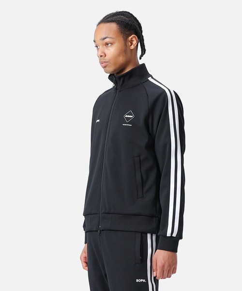 F.C.Real Bristol（エフシーレアルブリストル）の「TRAINING TRACK JACKET（ブルゾン・メンズ・ブラック/ネイビー・LARGE/MEDIUM/SMALL/X-LARGE）」の4枚目の写真