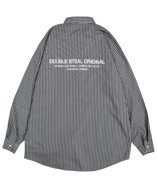 DOUBLE STEAL(ダブルスティール)の「Stripe Shirts 長袖シャツ(シャツ/ブラウス・メンズ・ブルー/ブラック・X-LARGE/MEDIUM/LARGE)」の7枚目の写真
