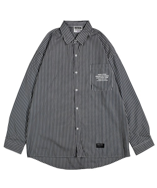 DOUBLE STEAL(ダブルスティール)の「Stripe Shirts 長袖シャツ(シャツ/ブラウス・メンズ・ブルー/ブラック・X-LARGE/MEDIUM/LARGE)」の6枚目の写真