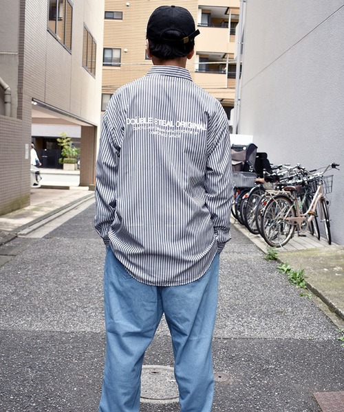 DOUBLE STEAL(ダブルスティール)の「Stripe Shirts 長袖シャツ(シャツ/ブラウス・メンズ・ブルー/ブラック・X-LARGE/MEDIUM/LARGE)」の21枚目の写真