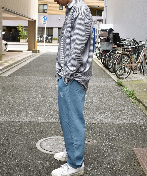 DOUBLE STEAL(ダブルスティール)の「Stripe Shirts 長袖シャツ(シャツ/ブラウス・メンズ・ブルー/ブラック・X-LARGE/MEDIUM/LARGE)」の20枚目の写真