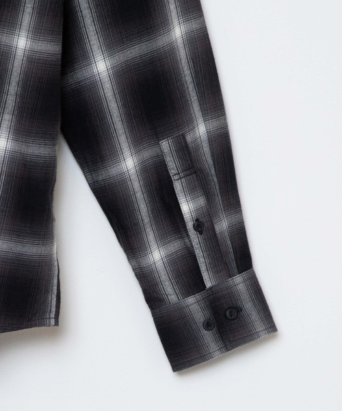 WEGO（ウィゴー）の「WEGO/オンブレチェックBIGシャツ（シャツ/ブラウス・メンズ・ブルー系その他2/ブラック系その他2・LARGE/MEDIUM）」の20枚目の写真