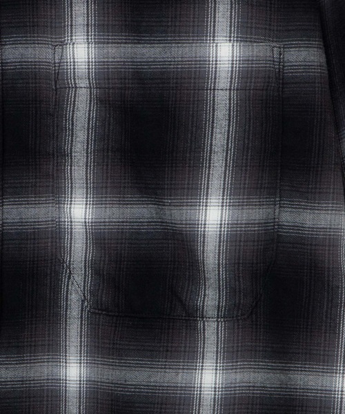 WEGO（ウィゴー）の「WEGO/オンブレチェックBIGシャツ（シャツ/ブラウス・メンズ・ブルー系その他2/ブラック系その他2・LARGE/MEDIUM）」の15枚目の写真