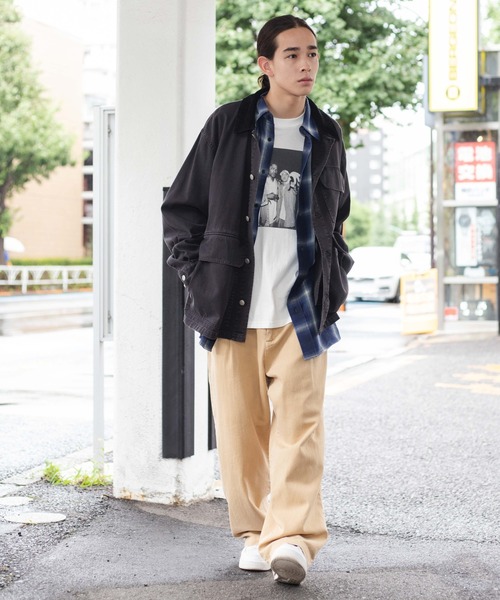 WEGO（ウィゴー）の「WEGO/オンブレチェックBIGシャツ（シャツ/ブラウス・メンズ・ブルー系その他2/ブラック系その他2・LARGE/MEDIUM）」の13枚目の写真