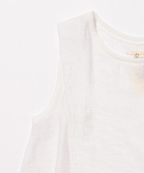 B:MING by BEAMS（ビーミングバイビームス）の「＜InRed 9月号掲載＞ビーミング by ビームス / サーキュラー ノースリーブブラウス（シャツ/ブラウス・レディース・ホワイト/ブラック/サックスブルー・ONE SIZE）」の19枚目の写真