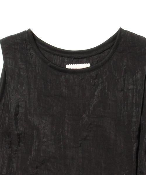 B:MING by BEAMS（ビーミングバイビームス）の「＜InRed 9月号掲載＞ビーミング by ビームス / サーキュラー ノースリーブブラウス（シャツ/ブラウス・レディース・ホワイト/ブラック/サックスブルー・ONE SIZE）」の22枚目の写真