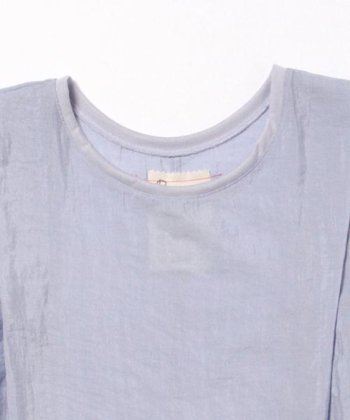 B:MING by BEAMS（ビーミングバイビームス）の「＜InRed 9月号掲載＞ビーミング by ビームス / サーキュラー ノースリーブブラウス（シャツ/ブラウス・レディース・ホワイト/ブラック/サックスブルー・ONE SIZE）」の15枚目の写真