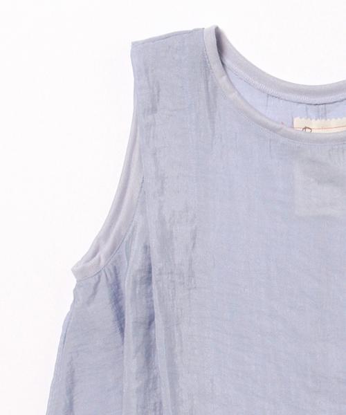 B:MING by BEAMS（ビーミングバイビームス）の「＜InRed 9月号掲載＞ビーミング by ビームス / サーキュラー ノースリーブブラウス（シャツ/ブラウス・レディース・ホワイト/ブラック/サックスブルー・ONE SIZE）」の16枚目の写真