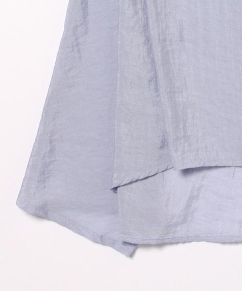 B:MING by BEAMS（ビーミングバイビームス）の「＜InRed 9月号掲載＞ビーミング by ビームス / サーキュラー ノースリーブブラウス（シャツ/ブラウス・レディース・ホワイト/ブラック/サックスブルー・ONE SIZE）」の17枚目の写真