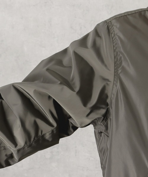 NAVY(ネイビー)の「無地MA-1タイプジャケット(ブルゾン・メンズ・カーキ/ブラック/チャコール・L/M/XXL/XL)」の19枚目の写真