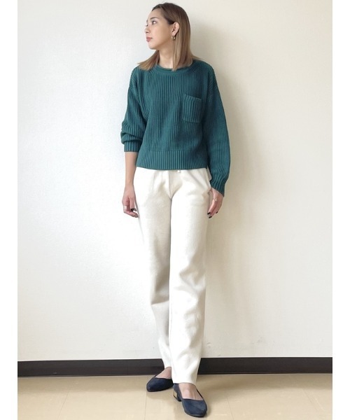 GAP（ギャップ）の「シェーカーステッチ ポケット セーター（ニット/セーター・レディース・ブラック/その他3/その他/その他1/ブルー/その他2・L/XL/S/M/XS/XXS）」の8枚目の写真