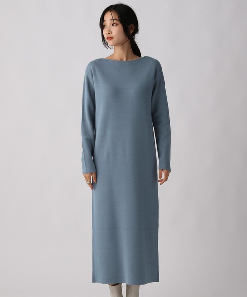 A part by（アパートバイ）の「2セット/Acリブベスト2Pワンピース  345665（ワンピース・レディース・アイボリー/ブラウン/ライトグリーン/ブルー系その他3・FREE）」の7枚目の写真