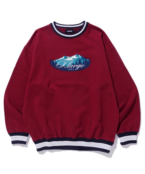 エクストララージ★ビッグロゴ 切替 マルチカラー スピンドル スウェット L XLARGE OFFICIAL SITE（エクストララージ オフィシャルサイト）
