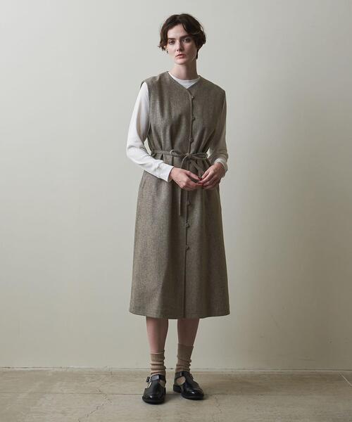 Steven Alan スティーブンアラン XS ノースリーブ ワンピース Steven Alan＞ツイル ノースリーブ ワンピース
