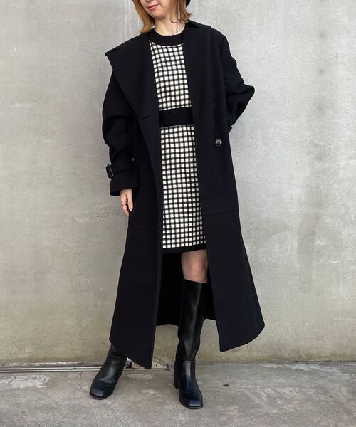 MAJESTIC LEGON（マジェスティックレゴン）の「Ladyマーメイドコート（その他アウター・レディース・ブラック/キャメル/グレイッシュベージュ・SMALL/MEDIUM）」の5枚目の写真