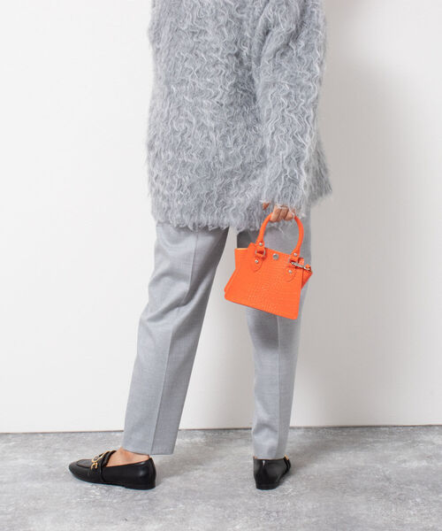 NOLLEY’S（ノーリーズ）の「ウォッシャブルハイウエストパンツ（その他パンツ・レディース・ネイビー/オフホワイト/ミント/グレイッシュベージュ/ベージュ/ブルー・38/36/34）」の10枚目の写真