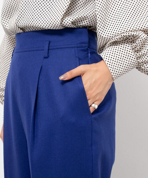 NOLLEY’S（ノーリーズ）の「ウォッシャブルハイウエストパンツ（その他パンツ・レディース・ネイビー/オフホワイト/ミント/グレイッシュベージュ/ベージュ/ブルー・38/36/34）」の12枚目の写真