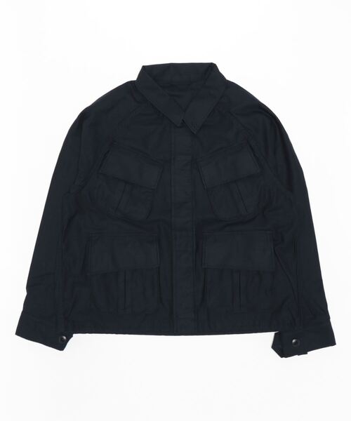 FUSE（フューズ）の「バックサテンミリタリーブルゾン（ブルゾン・メンズ・ネイビー/オリーブ・03/02）」の9枚目の写真