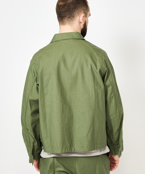 FUSE（フューズ）の「バックサテンミリタリーブルゾン（ブルゾン・メンズ・ネイビー/オリーブ・03/02）」の21枚目の写真