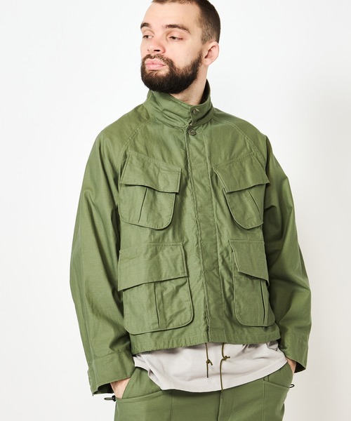 FUSE（フューズ）の「バックサテンミリタリーブルゾン（ブルゾン・メンズ・ネイビー/オリーブ・03/02）」の8枚目の写真