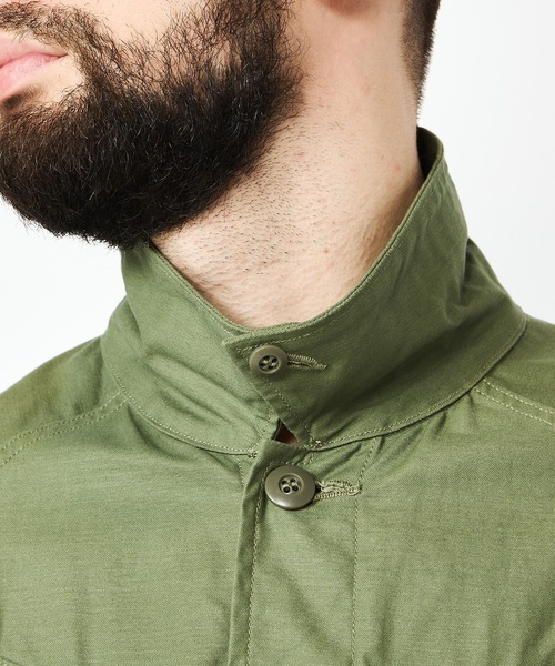 FUSE（フューズ）の「バックサテンミリタリーブルゾン（ブルゾン・メンズ・ネイビー/オリーブ・03/02）」の19枚目の写真