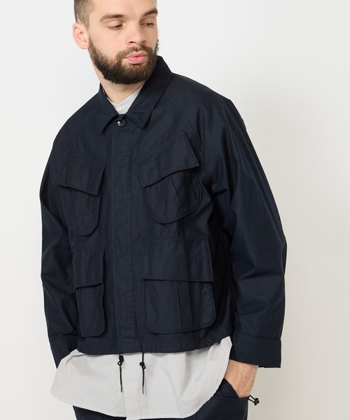 FUSE（フューズ）の「バックサテンミリタリーブルゾン（ブルゾン・メンズ・ネイビー/オリーブ・03/02）」の7枚目の写真