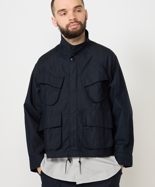 FUSE（フューズ）の「バックサテンミリタリーブルゾン（ブルゾン・メンズ・ネイビー/オリーブ・03/02）」の6枚目の写真