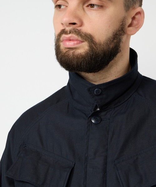 FUSE（フューズ）の「バックサテンミリタリーブルゾン（ブルゾン・メンズ・ネイビー/オリーブ・03/02）」の18枚目の写真