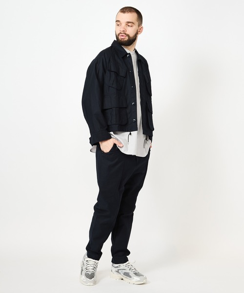 FUSE（フューズ）の「バックサテンミリタリーブルゾン（ブルゾン・メンズ・ネイビー/オリーブ・03/02）」の5枚目の写真