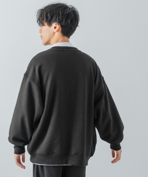 improves（インプローブス）の「裏起毛 クルーネック スウェット カーディガン（カーディガン/ボレロ・メンズ・杢グレー/マスタード/ブラック・LARGE/MEDIUM）」の19枚目の写真