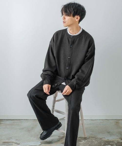 improves（インプローブス）の「裏起毛 クルーネック スウェット カーディガン（カーディガン/ボレロ・メンズ・杢グレー/マスタード/ブラック・LARGE/MEDIUM）」の20枚目の写真