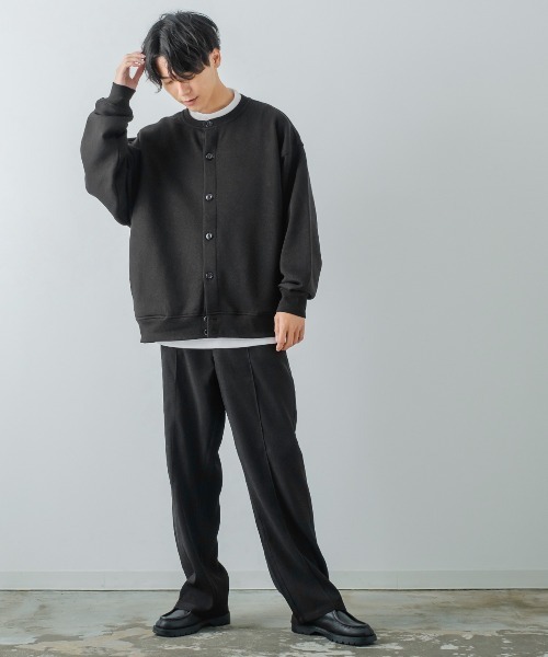 improves（インプローブス）の「裏起毛 クルーネック スウェット カーディガン（カーディガン/ボレロ・メンズ・杢グレー/マスタード/ブラック・LARGE/MEDIUM）」の21枚目の写真