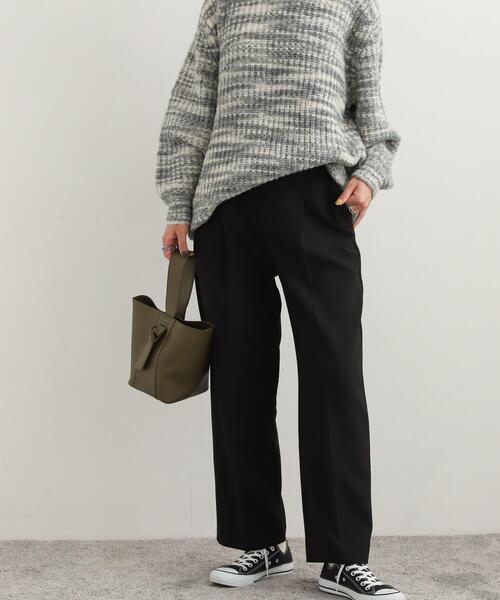 URBAN RESEARCH DOORS(アーバンリサーチドアーズ)の「ダブルクロストラウザー(その他パンツ・レディース・パープル/ブラウン/ブラック・SMALL/MEDIUM)」の2枚目の写真