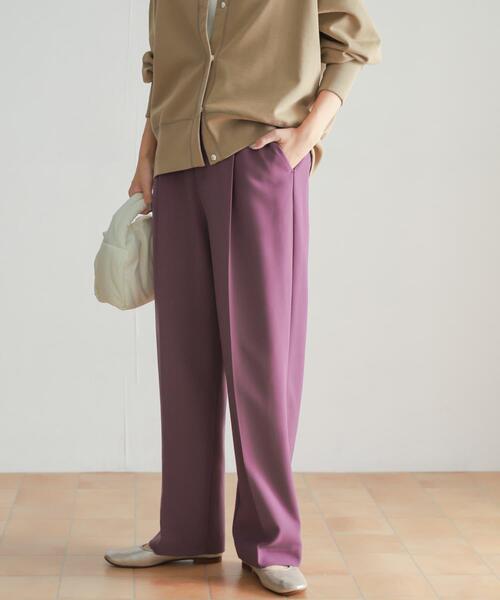 URBAN RESEARCH DOORS(アーバンリサーチドアーズ)の「ダブルクロストラウザー(その他パンツ・レディース・パープル/ブラウン/ブラック・SMALL/MEDIUM)」の21枚目の写真