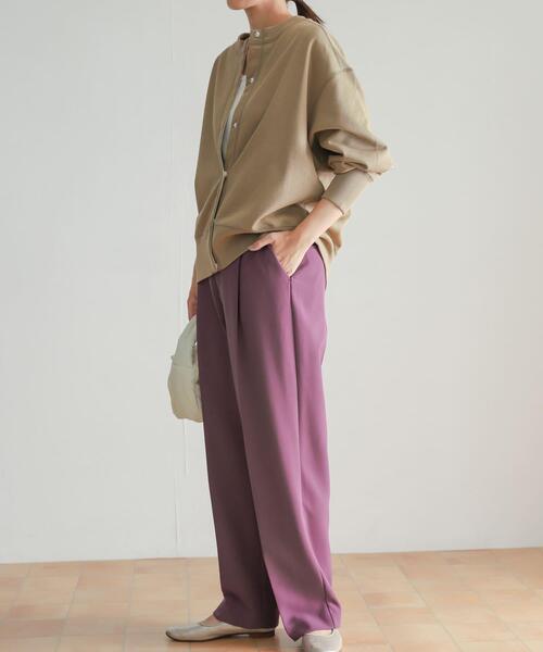 URBAN RESEARCH DOORS(アーバンリサーチドアーズ)の「ダブルクロストラウザー(その他パンツ・レディース・パープル/ブラウン/ブラック・SMALL/MEDIUM)」の20枚目の写真
