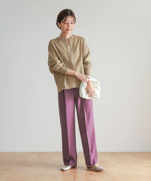 URBAN RESEARCH DOORS(アーバンリサーチドアーズ)の「ダブルクロストラウザー(その他パンツ・レディース・パープル/ブラウン/ブラック・SMALL/MEDIUM)」の18枚目の写真