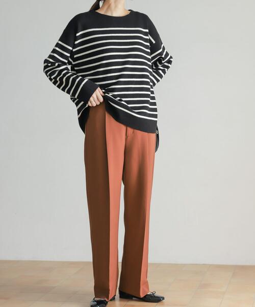 URBAN RESEARCH DOORS(アーバンリサーチドアーズ)の「ダブルクロストラウザー(その他パンツ・レディース・パープル/ブラウン/ブラック・SMALL/MEDIUM)」の6枚目の写真