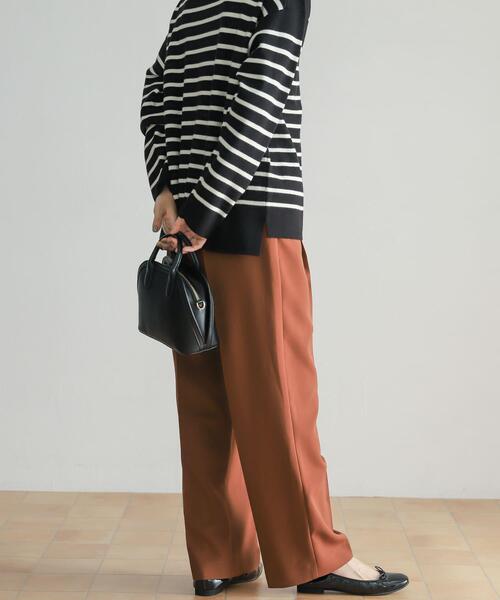 URBAN RESEARCH DOORS(アーバンリサーチドアーズ)の「ダブルクロストラウザー(その他パンツ・レディース・パープル/ブラウン/ブラック・SMALL/MEDIUM)」の5枚目の写真