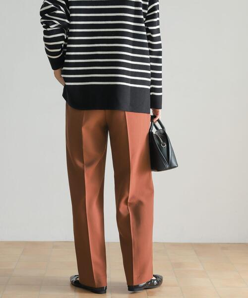 URBAN RESEARCH DOORS(アーバンリサーチドアーズ)の「ダブルクロストラウザー(その他パンツ・レディース・パープル/ブラウン/ブラック・SMALL/MEDIUM)」の4枚目の写真