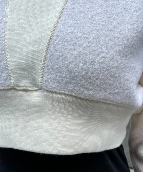 CIAOPANIC（チャオパニック）の「【CPC SCAMP】ウールショートスウェット（スウェット・レディース・チャコールグレー/オフホワイト/カーキ・FREE）」の14枚目の写真