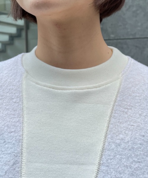 CIAOPANIC（チャオパニック）の「【CPC SCAMP】ウールショートスウェット（スウェット・レディース・チャコールグレー/オフホワイト/カーキ・FREE）」の12枚目の写真