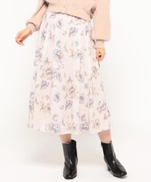 レトロフラワースカート