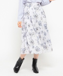レトロフラワースカート